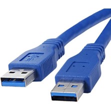 PrimeX Plus PX-1660 0.6 Metre Usb3.0 Erkek Kablo, Usb3.0 Erkek-Erkek Kablo, 60 cm USB Data Kablosu