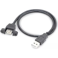 PrimeX Plus PX-1295 1.5 Metre USB Uzatma Kablo, Usb2.0 Erkek Dişi Kablo, Sabitlenebilir USB Uzatma Kablosu