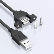 PrimeX Plus PX-1295 1.5 Metre USB Uzatma Kablo, Usb2.0 Erkek Dişi Kablo, Sabitlenebilir USB Uzatma Kablosu