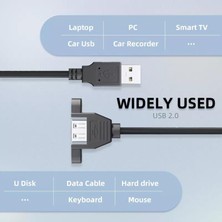 PrimeX Plus PX-1295 1.5 Metre USB Uzatma Kablo, Usb2.0 Erkek Dişi Kablo, Sabitlenebilir USB Uzatma Kablosu