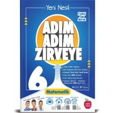 Newton Yayınları 6. Sınıf Matematik+Fen+Türkçe+Sosyal Adım Adım Zirveye Soru Bankası 4 Kitap (Ciltli)