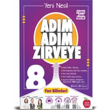 Newton Yayınları 8. Sınıf Matematik+Fen+Türkçe+İnkılap Tarihi Adım Adım Zirveye Soru Bankası 4 Kitap (Ciltli)