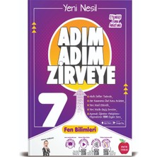 Newton Yayınları 7. Sınıf Matematik+Fen+Türkçe+Sosyal Adım Adım Zirveye Soru Bankası 4 Kitap (Ciltli)