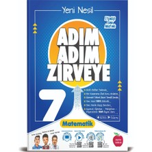 Newton Yayınları 7. Sınıf Matematik+Fen+Türkçe+Sosyal Adım Adım Zirveye Soru Bankası 4 Kitap (Ciltli)