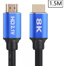 Alfais 5094 8k Ultra Hd 2.1V 48GBPS Altın Kaplama HDMI Kablo UHD 1.5 Metre