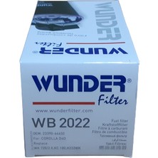Wunder Mazot Filtresi Corolla 03>07 Avensıs 03>08 Rav4 01>05 1.4 D4D 2.0 D4D