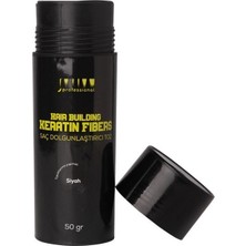 Çanta Yurdu Saç Dolgunlaştırıcı Fiber Keratin Toz Orta Siyah