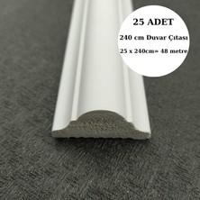 Deco Master Dekoratif Boyanabilir 25 Adet 4 cm Polistren Duvar Çıtası