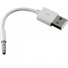 Rob Ada  Aux To Erkek USB Şarj Kablosu ve Ses Dönüştürücü Adaptör