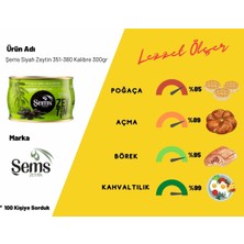 Şems Zeytin Şems Siyah Zeytin 351-380 Kalibre 300GR