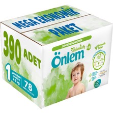 Önlem Bebek Bezi Botanika Beden:1 (2-5kg) Yenidoğan 390 Adet Mega Ekonomik Pk