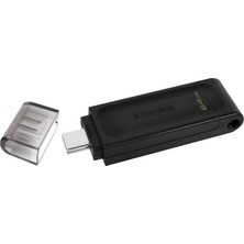Berlin Shop Datatraveler 70 - DT70/64GB USB C Bellek, Çoklu Değerli, Siyah