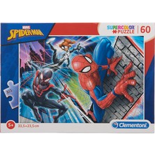 Clementoni - 26048 - Supercolor Puzzle -  Spiderman - 60 Parça