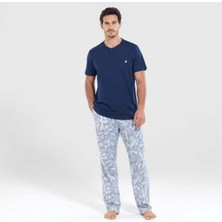 Blackspade 30081-BLACKSPADE Erkek Pijamatakımı-Lacivert