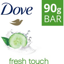 Dove Beauty Cream Bar Katı Güzellik Sabunu Fresh Touch Nemlendirici Etkili 90 g