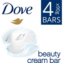 Dove Beauty Cream Bar Katı Güzellik Sabunu Original Nemlendirici Etkili 4x90 g