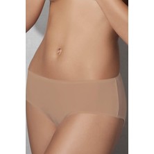 DOREANSE 7106 BAYAN BÜYÜK BEDEN MODAL YÜKSEK BEL TEN SLİP KÜLOT