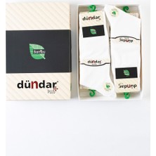 Dündar Plus Erkek Bambu İnce Yazlık Beyaz 12'li