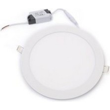 İnoled Sıva Altı Yuvarlak LED Panel Armatür 15W/ 6500K Beyaz