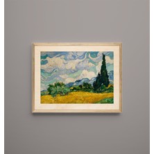 Wuudart Van Gogh Buğday Tarlası Ahşap Tablo