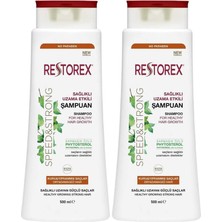 Restorex Kuru ve Yıpranmış Saçlar Için Şampuan 500 ml 2 Adet