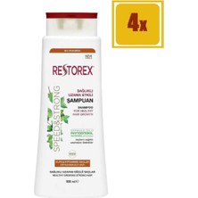 Restorex Kuru ve Yıpranmış Saçlar Için Şampuan 500 ml 4 Adet