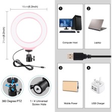 Yeajion Canlı Selfie Için 6.2 Inç USB LED Renkleri (Yurt Dışından)