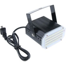 Prettyia 48 Leds Strobe Işık Beyaz Renkler Ses Etkinleştirilmiş Dj Işıklar Aşaması Işık (Yurt Dışından)