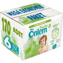Önlem Bebek Bezi Botanika Beden:6 (15+Kg) Extra Large 170 Adet Mega Ekonomik Pk