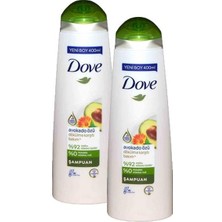 Dove Saç Bakım Şampuanı Avokado Özlü x 2