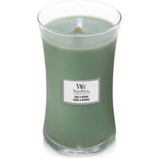 Wood Wick 1666274E Ww Büyük Kavanoz Mum Sage Myrrh