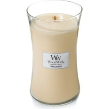 Wood Wick 93112E Ww Büyük Kavanoz Mum Vanılla Bean