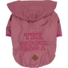Pawstar The Best Küçük Irk Köpek Yağmurluğu Pembe