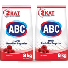 Abc Matik Gül Tutkusu Toz Çamaşır Deterjanı 2 x 8 kg