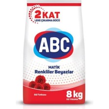 Abc Matik Gül Tutkusu Toz Çamaşır Deterjanı 2 x 8 kg