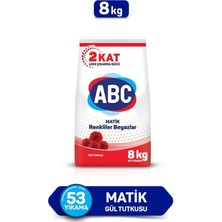 Abc Matik Gül Tutkusu Toz Çamaşır Deterjanı 2 x 8 kg