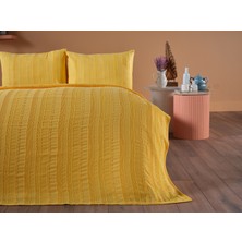 Doqu Home Calista Tek Kişilik Pike Seti - Sarı