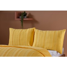 Doqu Home Calista Tek Kişilik Pike Seti - Sarı