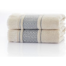 Cotton Therapy 2'li Elmas 50 x 90 cm El Yüz Banyo Mutfak Havlusu Kalın Pamuklu