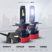 C9 Vision Plus Gia H4 Csp LED Xenon Far Ampulü 64W 7200 Lm