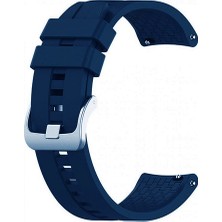Markacase Samsung Galaxy Watch S3 Classic/frontier Için Silikon Kordon Kayış Lacivert