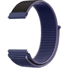 Markacase Samsung Gear S2 Classic R-720 Için Pimli Dokuma Kordon Midnight Blue