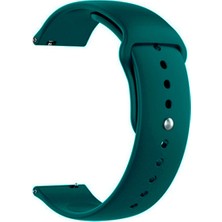 Markacase Huawei Watch Gt 2 46 mm Için Spor Silikon Kordon Kayış Rock Blue