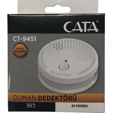 Cata CT-9451 Pilli Duman Dedektörü 90 Db