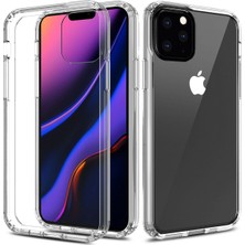 Happycase iPhone 11 Pro Kılıf Lüx Şeffaf Silikon