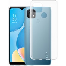 Happycase Oppo A15 Kılıf Lüx Şeffaf Silikon