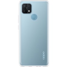 Happycase Oppo A15 Kılıf Lüx Şeffaf Silikon