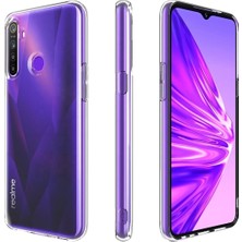 Happycase Realme 5i Kılıf Lüx Şeffaf Silikon