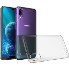 Happycase Samsung Galaxy M10 Kılıf Lüx Şeffaf Silikon