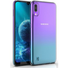 Happycase Samsung Galaxy M10 Kılıf Lüx Şeffaf Silikon